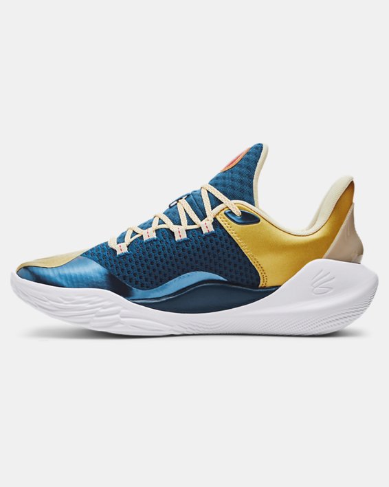 Unisex Curry 11 'Championship Mindset' Basketball Shoes in Green image number 1
